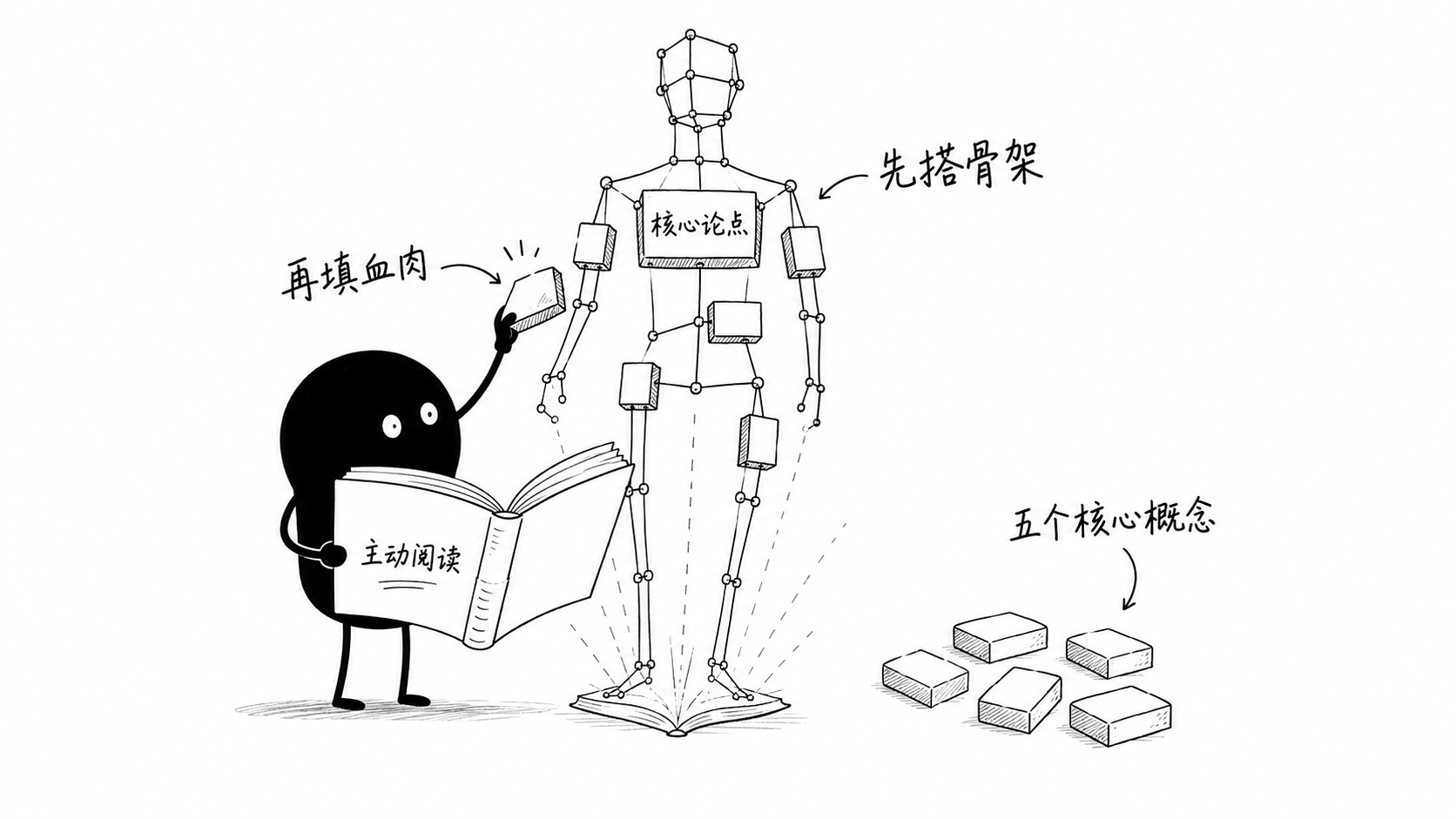 插图：先搭骨架再填血肉